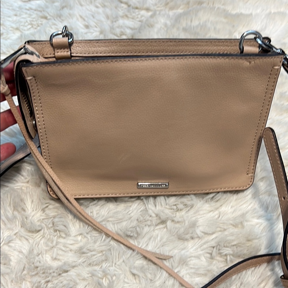 Rebecca Minkoff Regan Crossbody Nude Leather